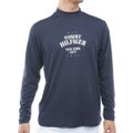 [トミー ヒルフィガー ゴルフ] TOMMY HILFIGER GOLF メンズ ワッフル 長袖モックシャツ　THMA655　ネイビー　詳細