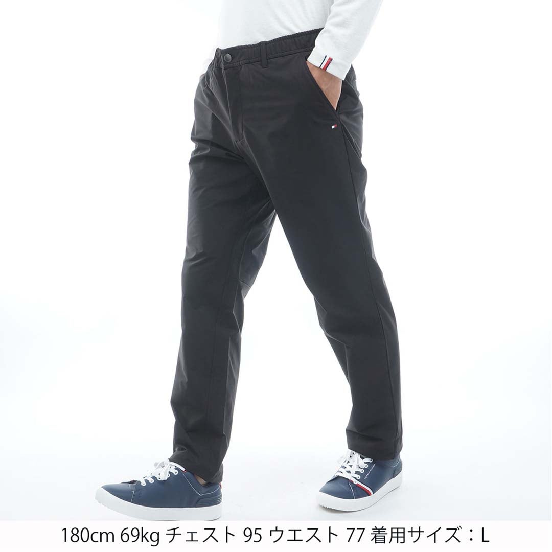 [トミー ヒルフィガー ゴルフ]　TOMMY HILFIGER GOLF　メンズ 撥水パンツ　THMA656　ブラック　詳細1