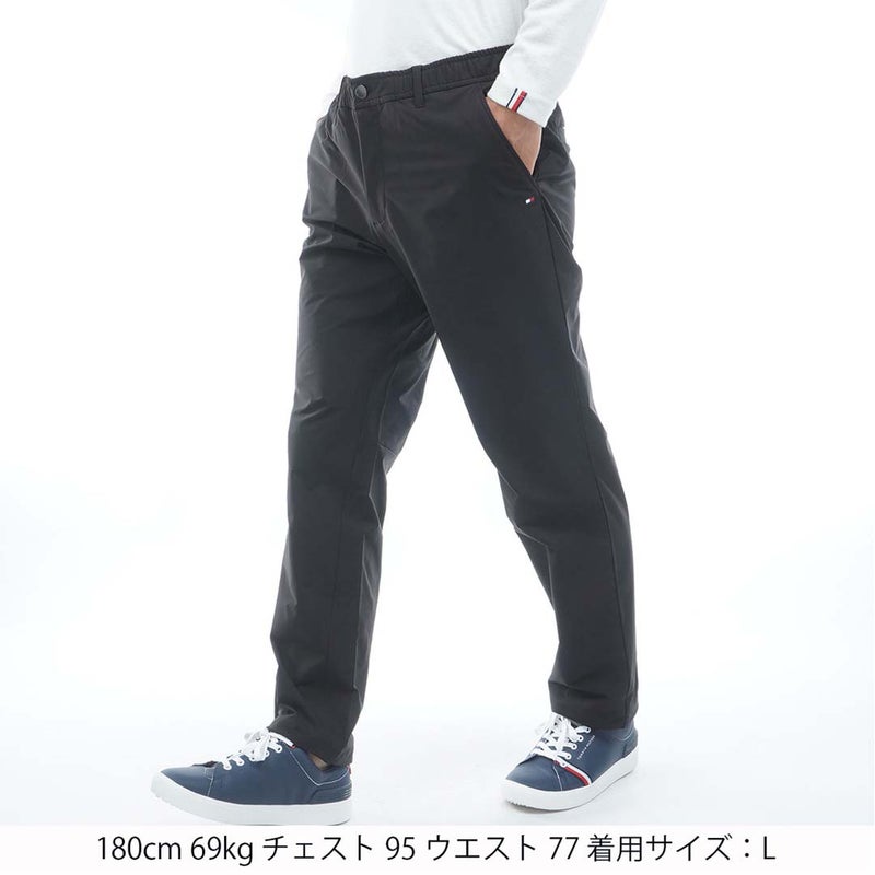 [トミー ヒルフィガー ゴルフ]　TOMMY HILFIGER GOLF　メンズ 撥水パンツ　THMA656　ブラック　詳細1