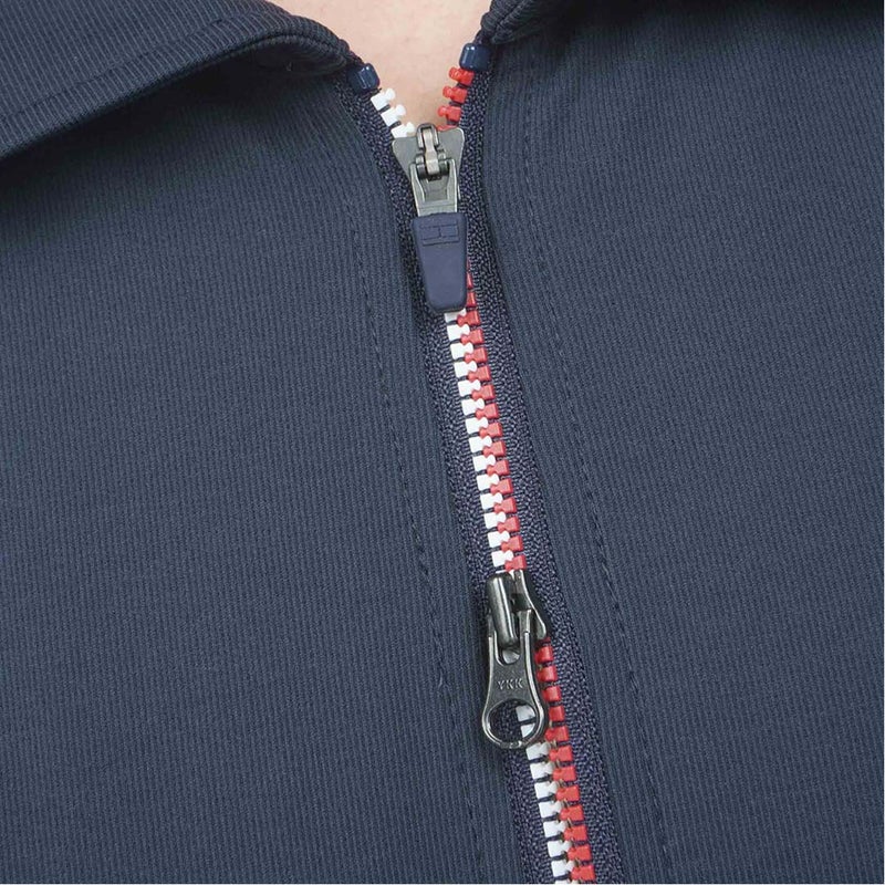 [トミー ヒルフィガー ゴルフ]TOMMY HILFIGER GOLF　メンズ 防風 半袖スウェット ジャケット　ネイビー　THMA657　詳細8