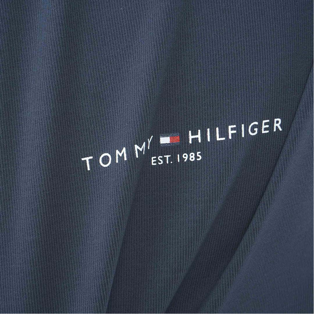 [トミー ヒルフィガー ゴルフ]TOMMY HILFIGER GOLF　メンズ 防風 半袖スウェット ジャケット　ネイビー　THMA657　詳細9