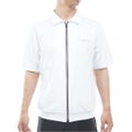 [トミー ヒルフィガー ゴルフ]TOMMY HILFIGER GOLF　メンズ 防風 半袖スウェット ジャケット　ホワイト　THMA657　詳細