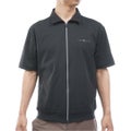 [トミー ヒルフィガー ゴルフ]TOMMY HILFIGER GOLF　メンズ 防風 半袖スウェット ジャケット　ブラック　THMA657　詳細