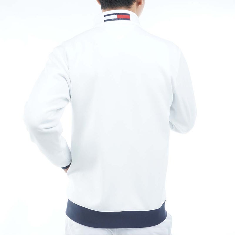  [トミー ヒルフィガー ゴルフ]TOMMY HILFIGER GOLF メンズ スクラムテック スウェットジャケット THMA658 ホワイト　詳細3