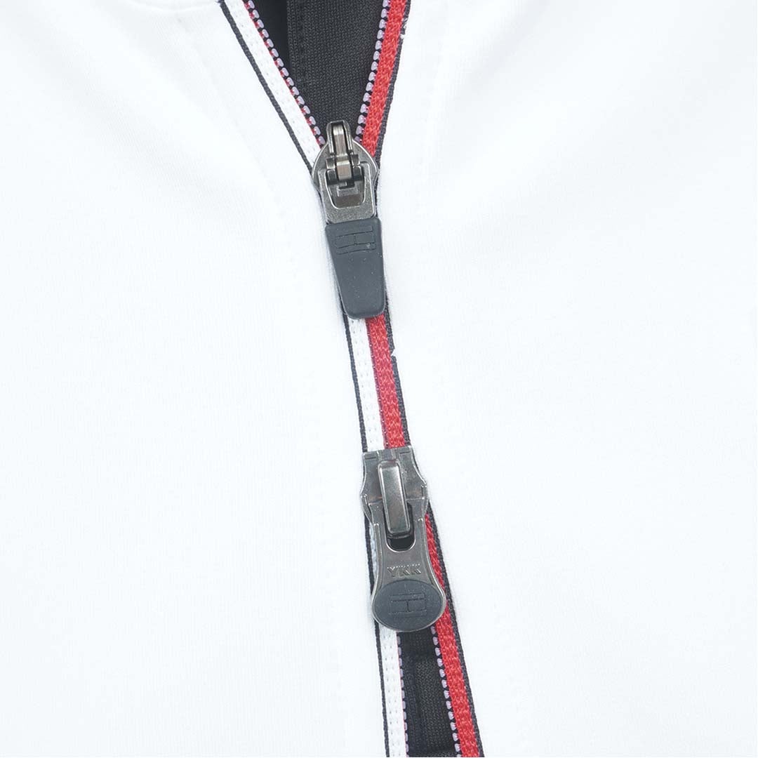  [トミー ヒルフィガー ゴルフ]TOMMY HILFIGER GOLF メンズ スクラムテック スウェットジャケット THMA658 ホワイト　詳細8
