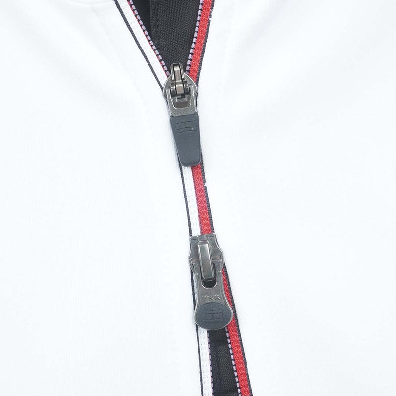  [トミー ヒルフィガー ゴルフ]TOMMY HILFIGER GOLF メンズ スクラムテック スウェットジャケット THMA658 ホワイト　詳細8