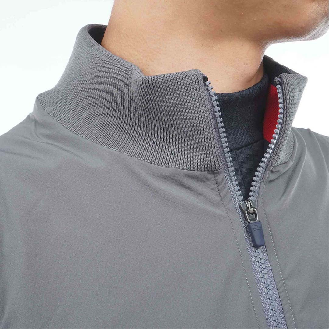 [トミー ヒルフィガー ゴルフ]　TOMMY HILFIGER GOLF　メンズ 撥水 ニットベスト　THMA659　グレー　詳細5