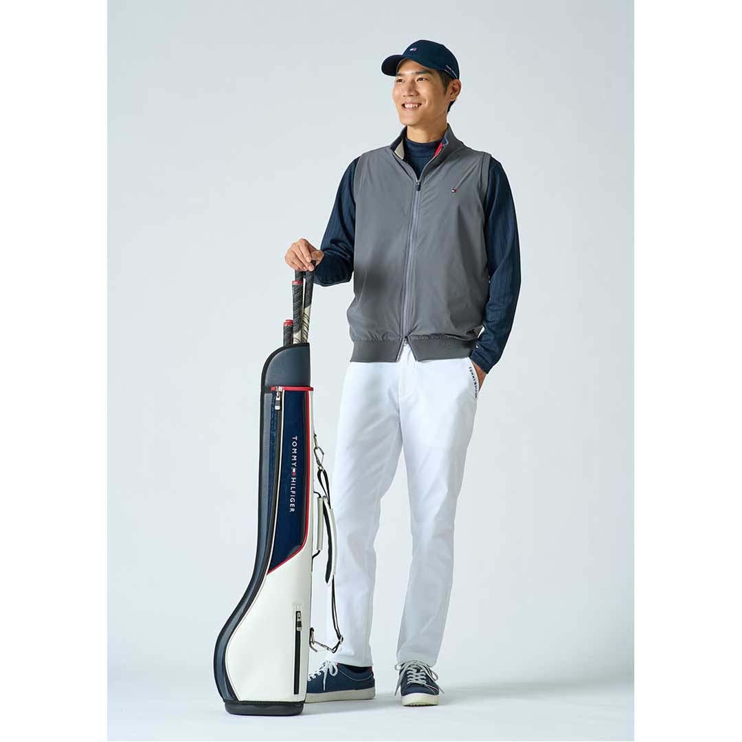 [トミー ヒルフィガー ゴルフ]　TOMMY HILFIGER GOLF　メンズ 撥水 ニットベスト　THMA659　詳細