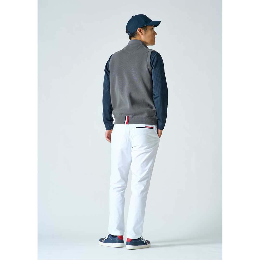 [トミー ヒルフィガー ゴルフ]　TOMMY HILFIGER GOLF　メンズ 撥水 ニットベスト　THMA659　詳細1