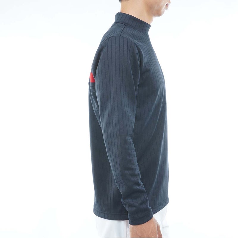 [トミー ヒルフィガー ゴルフ]　TOMMY HILFIGER GOLF　メンズ 針抜きジャガード フラッグモックシャツ　THMA661　ホワイト　詳細11
