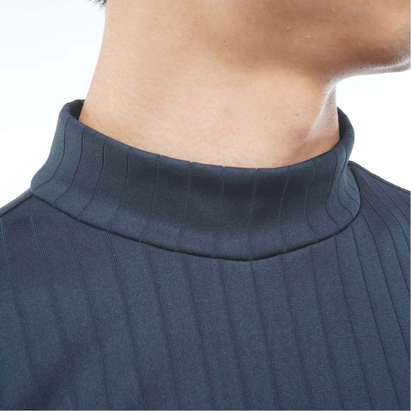 [トミー ヒルフィガー ゴルフ]　TOMMY HILFIGER GOLF　メンズ 針抜きジャガード フラッグモックシャツ　THMA661　ホワイト　詳細13