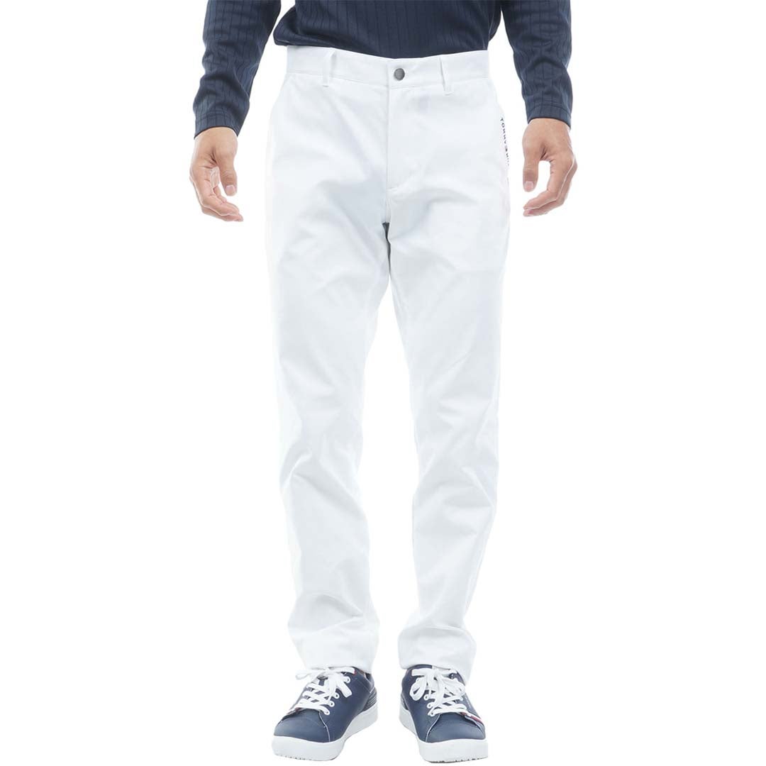 [トミー ヒルフィガー ゴルフ]　TOMMY HILFIGER GOLF　メンズ ベ-シック テーパードパンツ　THMA665　ホワイト　詳細