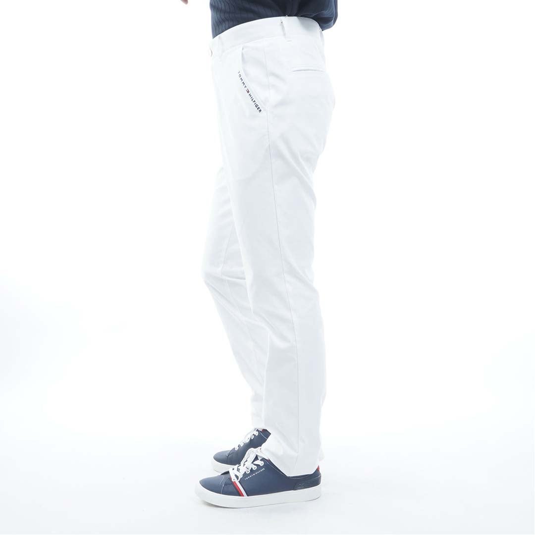 [トミー ヒルフィガー ゴルフ]　TOMMY HILFIGER GOLF　メンズ ベ-シック テーパードパンツ　THMA665　ホワイト　詳細2