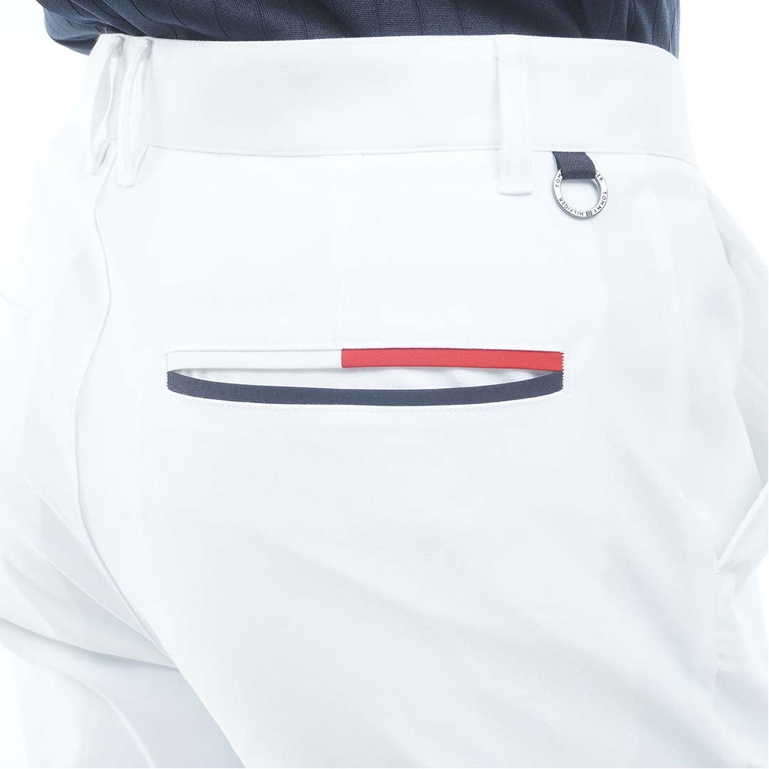 [トミー ヒルフィガー ゴルフ]　TOMMY HILFIGER GOLF　メンズ ベ-シック テーパードパンツ　THMA665　ホワイト　詳細6