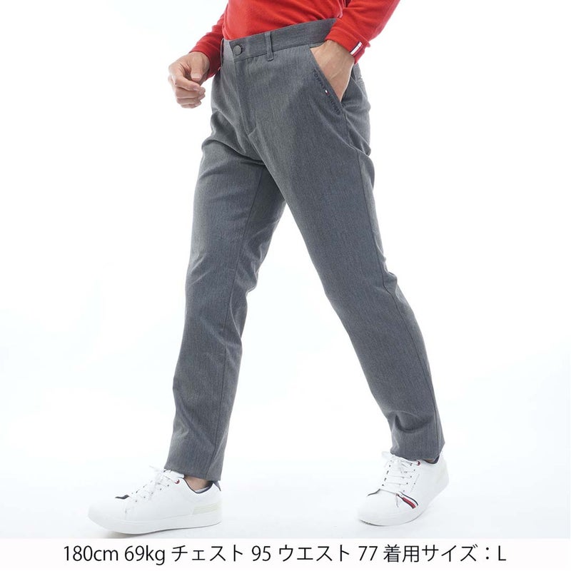 [トミー ヒルフィガー ゴルフ]　TOMMY HILFIGER GOLF　メンズ ベ-シック テーパードパンツ　THMA665　グレー　詳細1