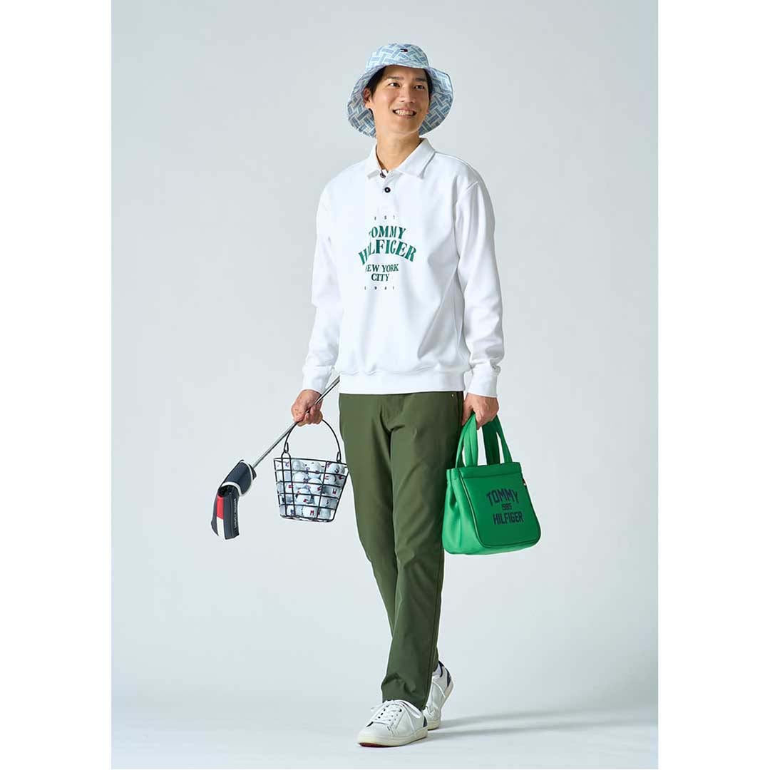 [トミー ヒルフィガー ゴルフ]　TOMMY HILFIGER GOLF　メンズ ベ-シック テーパードパンツ　THMA665　詳細2