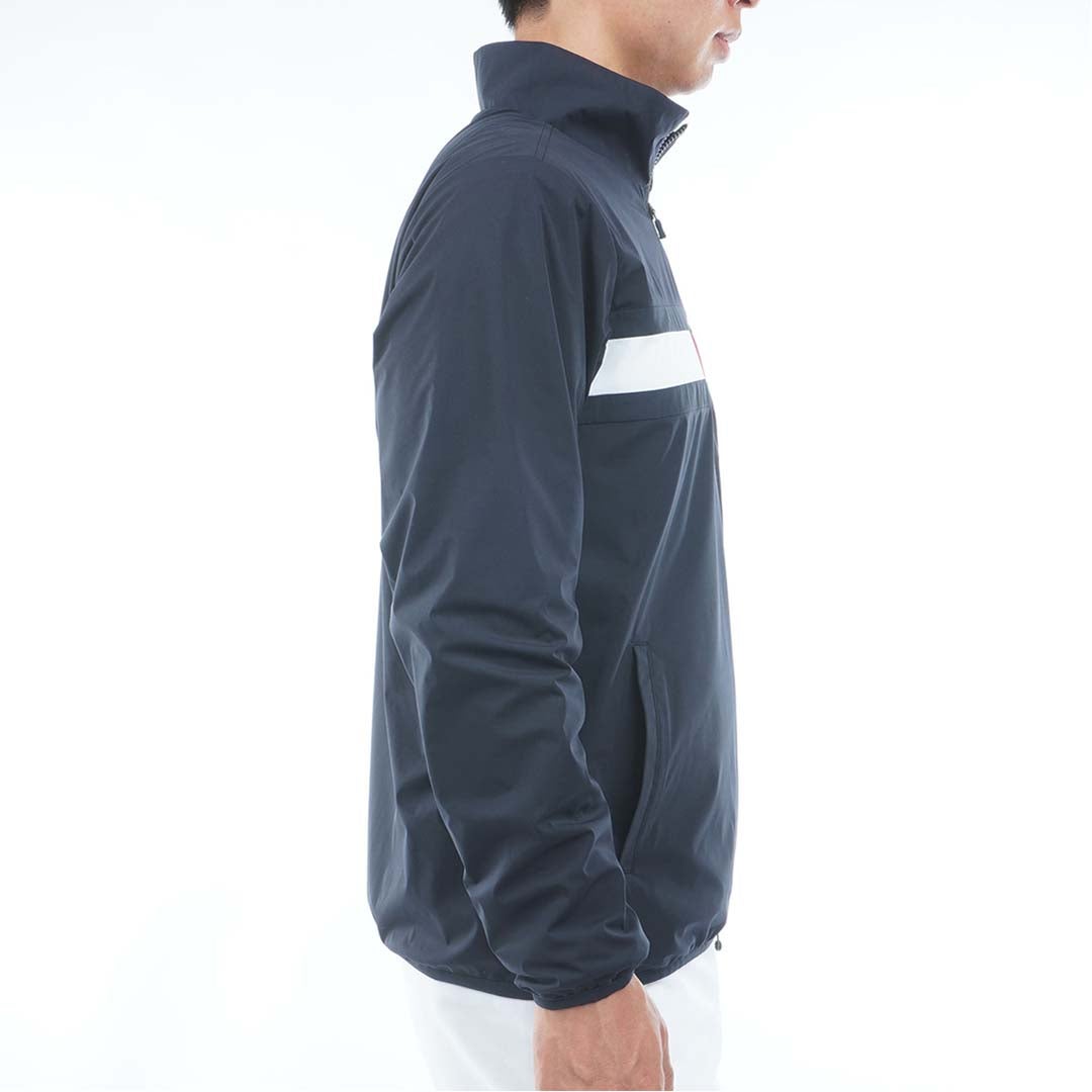 [トミー ヒルフィガー ゴルフ]　TOMMY HILFIGER GOLF　メンズ フラッグ ウインドジャケット　THMA666　ネイビー　詳細4