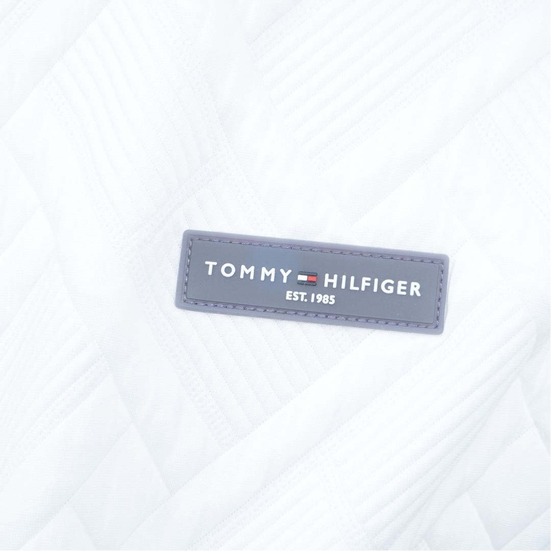  [トミー ヒルフィガー ゴルフ]TOMMY HILFIGER GOLF メンズ キルトジャガード モックスウェット THMA667 ホワイト　詳細7
