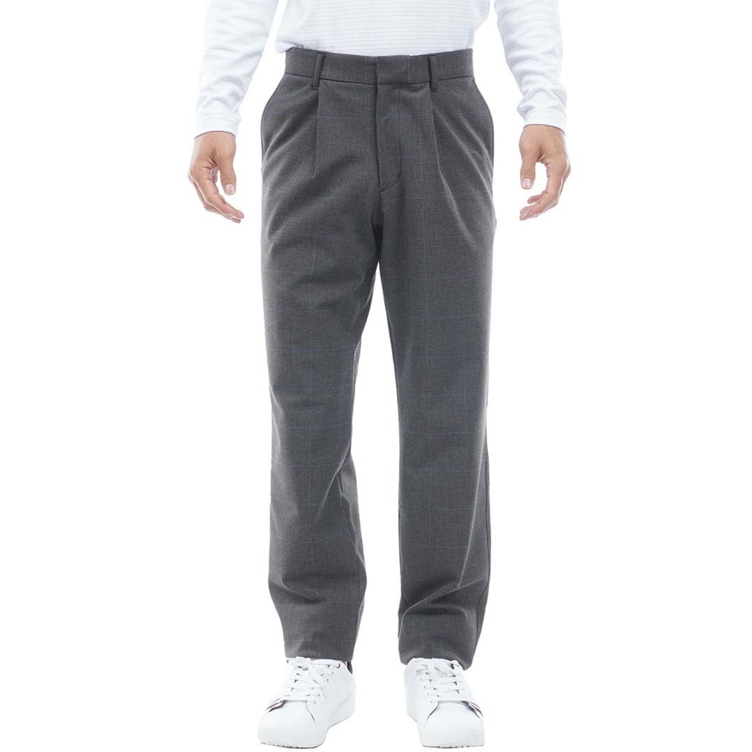 [トミー ヒルフィガー ゴルフ]　TOMMY HILFIGER GOLF　メンズ ストレッチツイード テーパードパンツ　THMA673　グレー　詳細