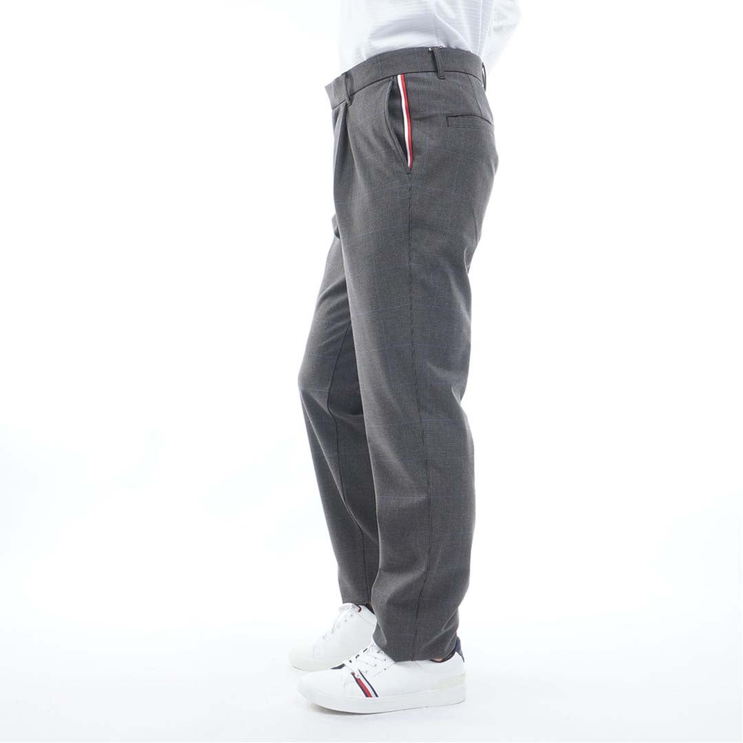 [トミー ヒルフィガー ゴルフ]　TOMMY HILFIGER GOLF　メンズ ストレッチツイード テーパードパンツ　THMA673　グレー　詳細2