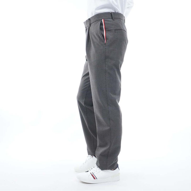 [トミー ヒルフィガー ゴルフ]　TOMMY HILFIGER GOLF　メンズ ストレッチツイード テーパードパンツ　THMA673　グレー　詳細2