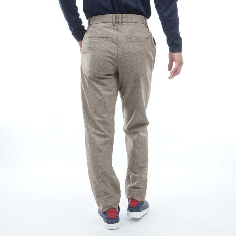 [トミー ヒルフィガー ゴルフ]　TOMMY HILFIGER GOLF　メンズ ストレッチツイード テーパードパンツ　THMA673　ブラウン　詳細2