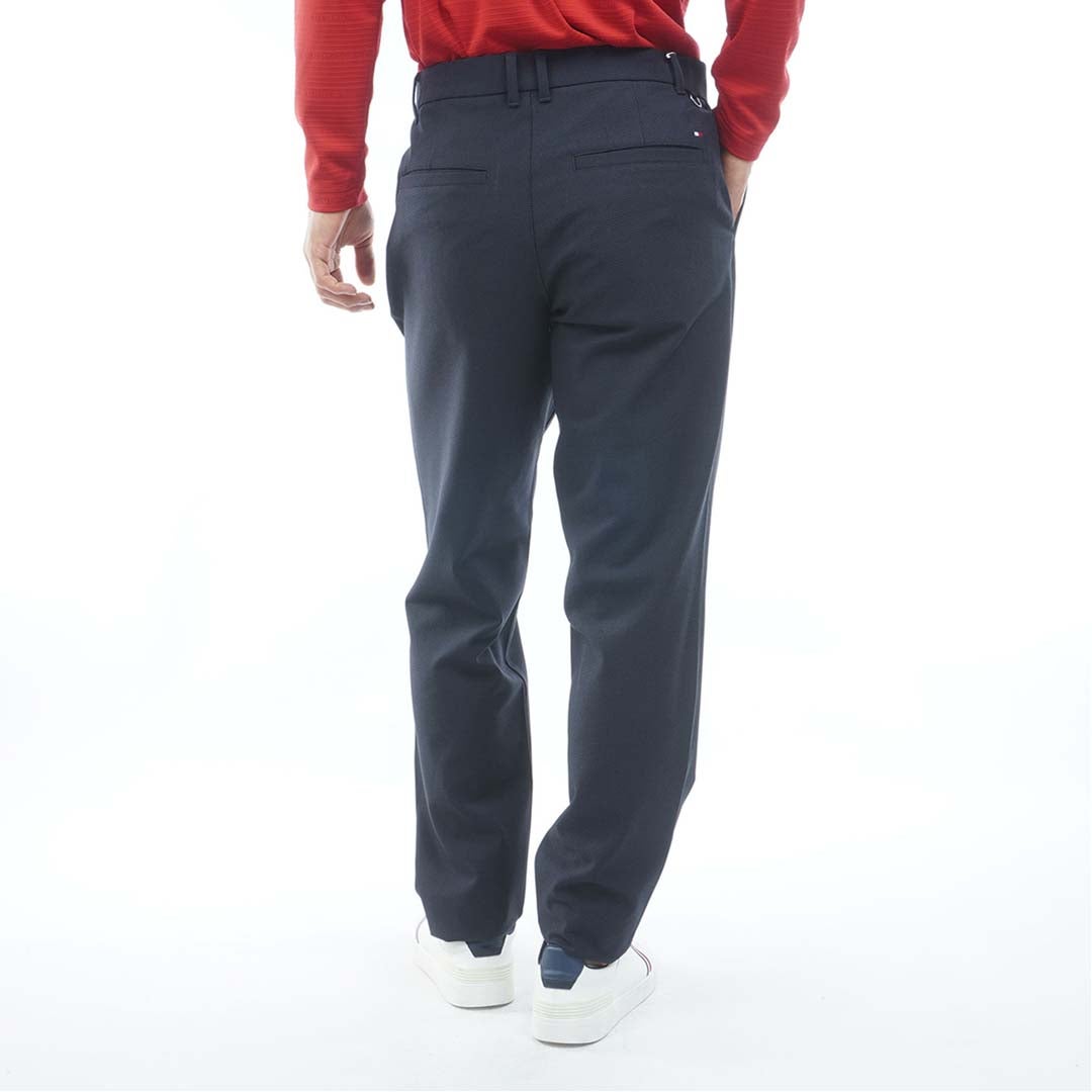 [トミー ヒルフィガー ゴルフ]　TOMMY HILFIGER GOLF　メンズ ストレッチツイード テーパードパンツ　THMA673　ネイビー　詳細2
