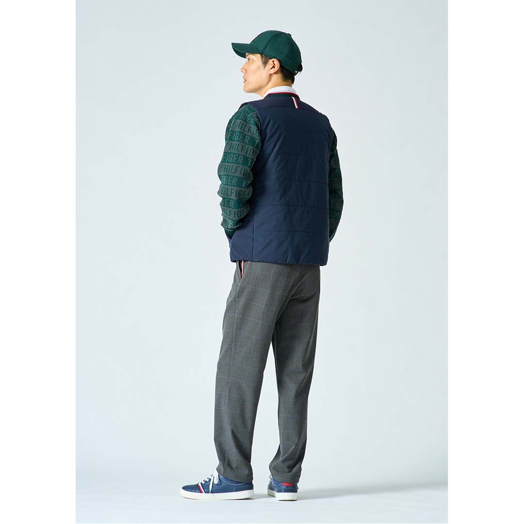 [トミー ヒルフィガー ゴルフ]　TOMMY HILFIGER GOLF　メンズ ストレッチツイード テーパードパンツ　THMA673　詳細1