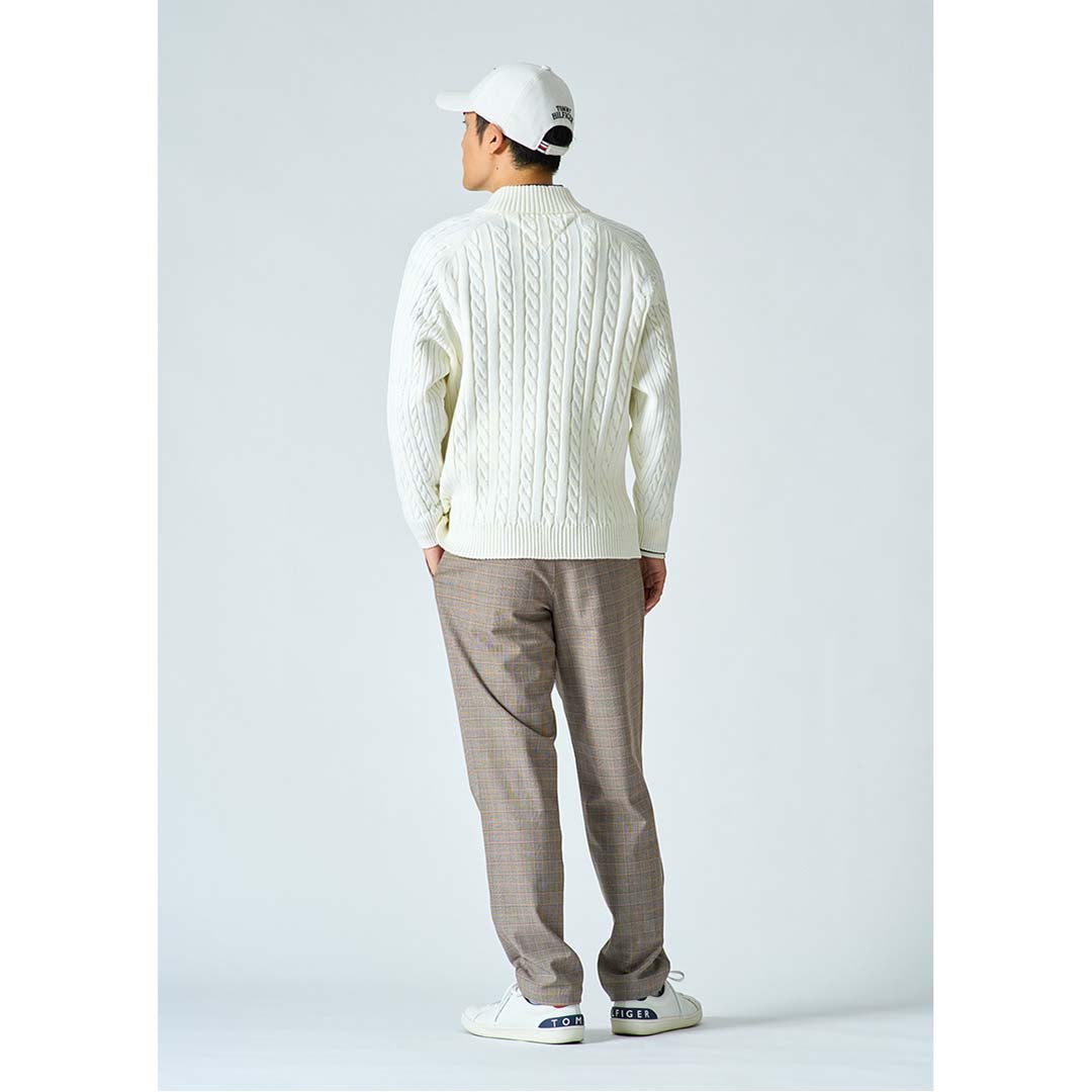 [トミー ヒルフィガー ゴルフ]　TOMMY HILFIGER GOLF　メンズ ストレッチツイード テーパードパンツ　THMA673　詳細3