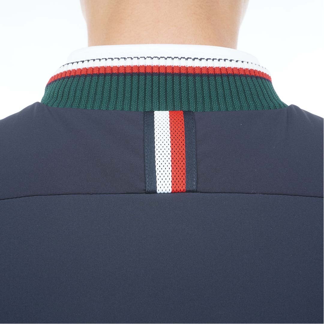  [トミー ヒルフィガー ゴルフ]TOMMY HILFIGER GOLF メンズ ノーカラー 中綿ベスト THMA674 ネイビー　詳細6