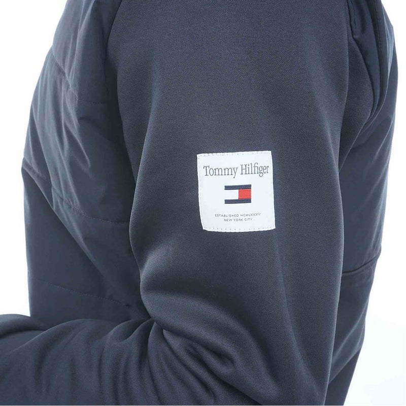  [トミー ヒルフィガー ゴルフ]TOMMY HILFIGER GOLF メンズ アクションプリーツ ハイブリッド 中綿ジャケット THMA676 ネイビー　詳細6