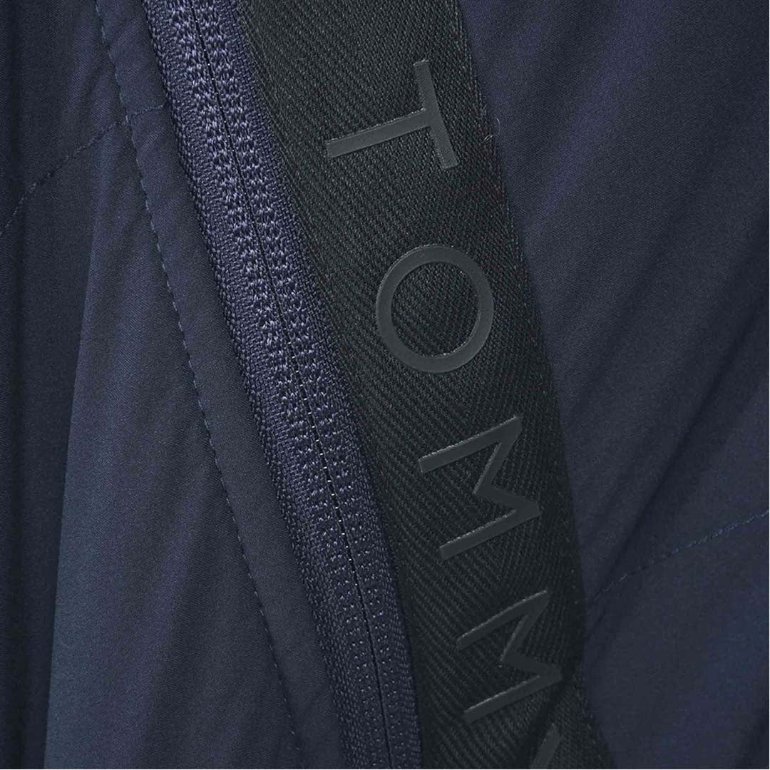  [トミー ヒルフィガー ゴルフ]TOMMY HILFIGER GOLF メンズ アクションプリーツ ハイブリッド 中綿ジャケット THMA676 ネイビー　詳細10