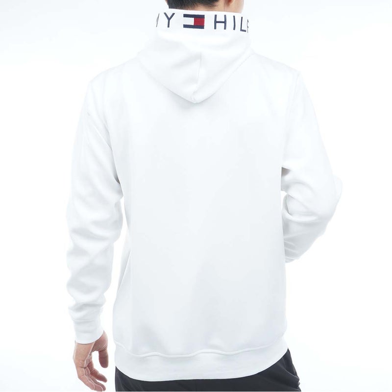  [トミー ヒルフィガー ゴルフ]TOMMY HILFIGER GOLF メンズ ハイブリット ポケット スウェットフーディー THMA677 ホワイト　詳細2