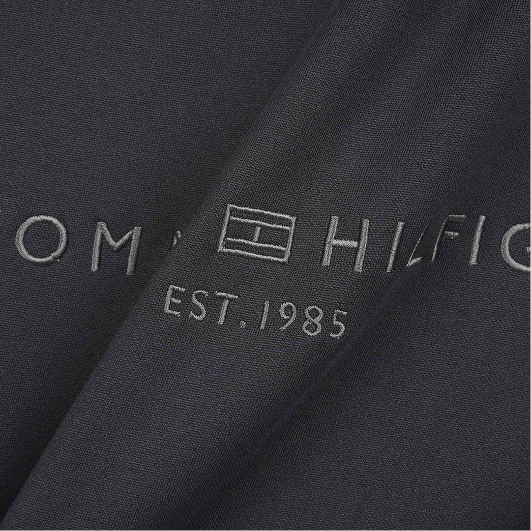 [トミー ヒルフィガー ゴルフ]TOMMY HILFIGER GOLF　メンズ ネックウォーマー付 スウェット　ブラック　THMA678　詳細7