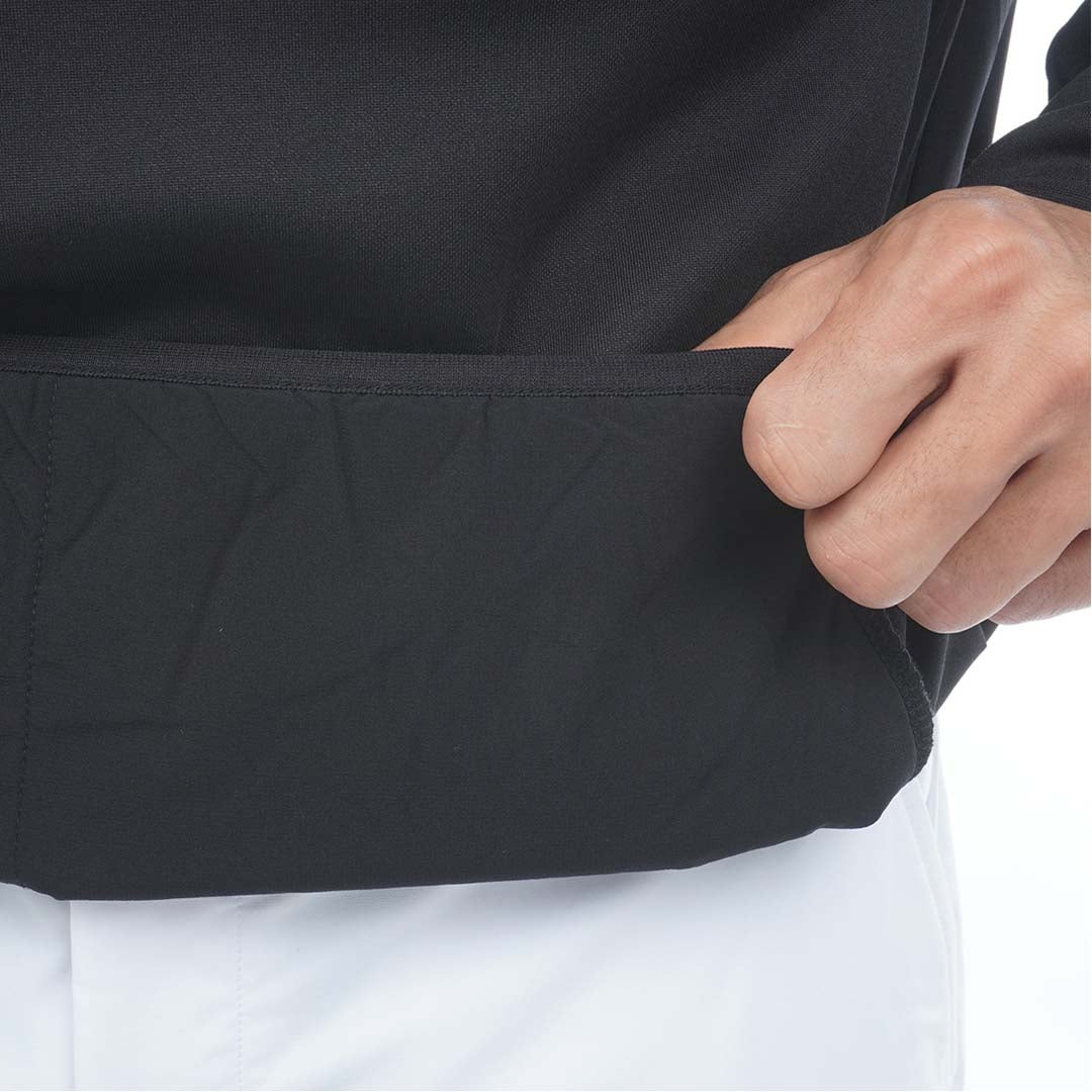 [トミー ヒルフィガー ゴルフ]TOMMY HILFIGER GOLF　メンズ ネックウォーマー付 スウェット　ブラック　THMA678　詳細8