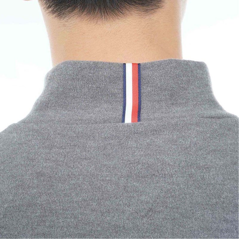 [トミー ヒルフィガー ゴルフ]TOMMY HILFIGER GOLF　メンズ トミーフラッグ 長袖ハイネックシャツ　グレー　THMA682　詳細6