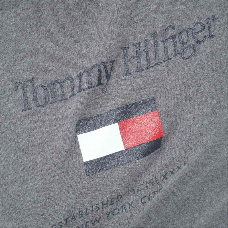 [トミー ヒルフィガー ゴルフ]TOMMY HILFIGER GOLF　メンズ トミーフラッグ 長袖ハイネックシャツ　グレー　THMA682　詳細7