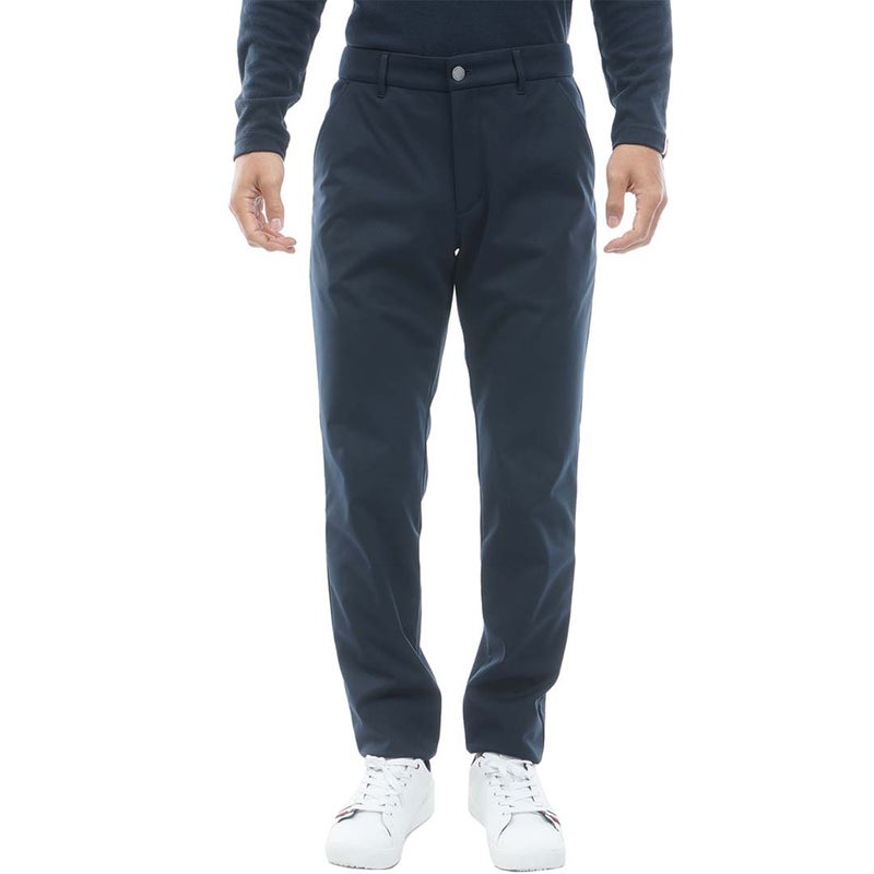  [トミー ヒルフィガー ゴルフ]TOMMY HILFIGER GOLF メンズ ウインドプルーフ テーパードパンツ THMA684 ネイビー　詳細
