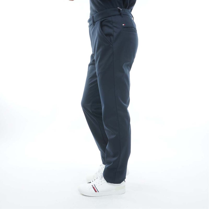  [トミー ヒルフィガー ゴルフ]TOMMY HILFIGER GOLF メンズ ウインドプルーフ テーパードパンツ THMA684 ネイビー　詳細2