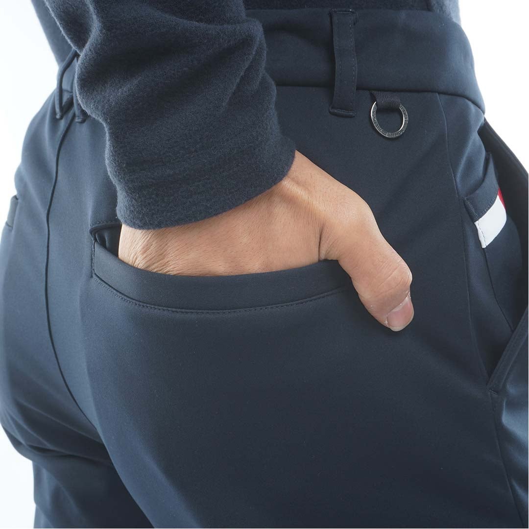  [トミー ヒルフィガー ゴルフ]TOMMY HILFIGER GOLF メンズ ウインドプルーフ テーパードパンツ THMA684 ネイビー　詳細6