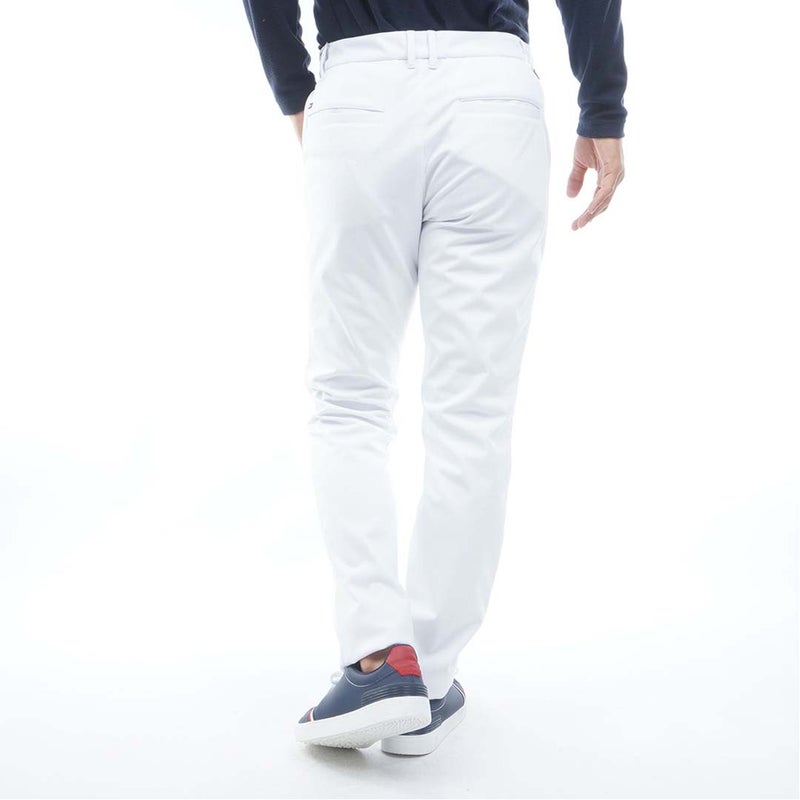  [トミー ヒルフィガー ゴルフ]TOMMY HILFIGER GOLF メンズ ウインドプルーフ テーパードパンツ THMA684 ホワイト　詳細2