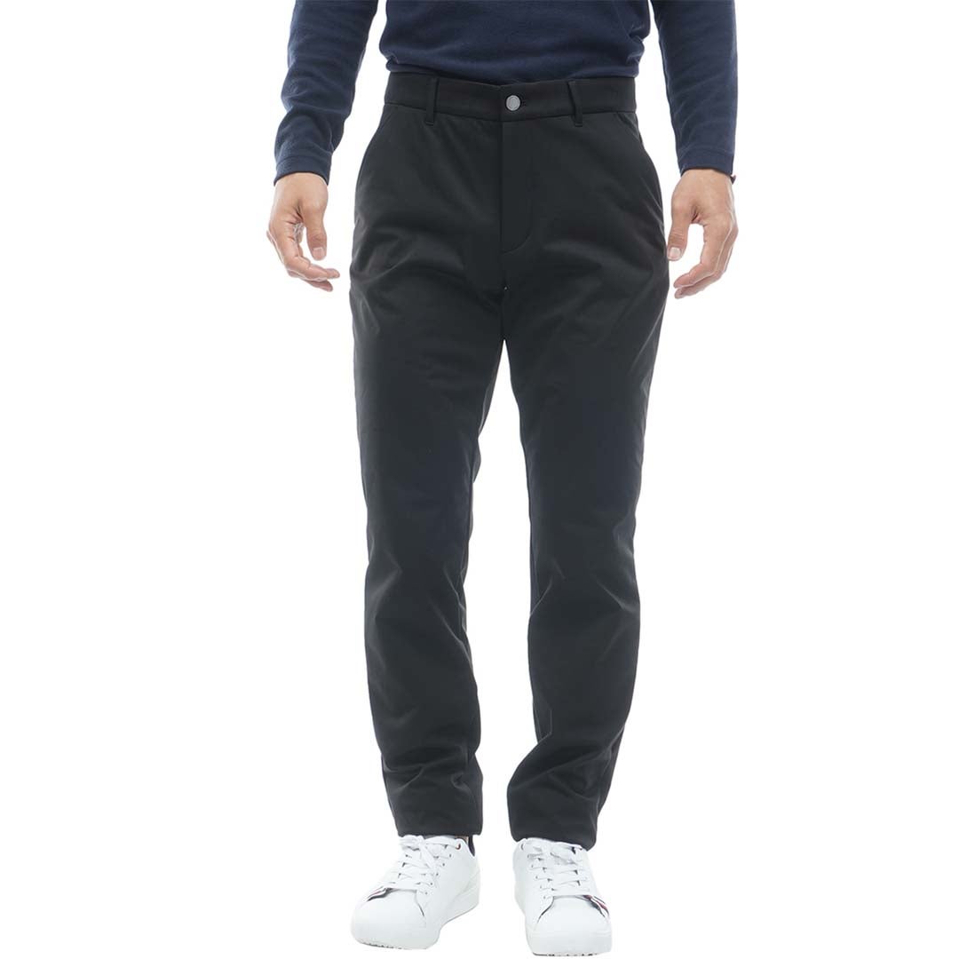  [トミー ヒルフィガー ゴルフ]TOMMY HILFIGER GOLF メンズ ウインドプルーフ テーパードパンツ THMA684 ブラック　詳細