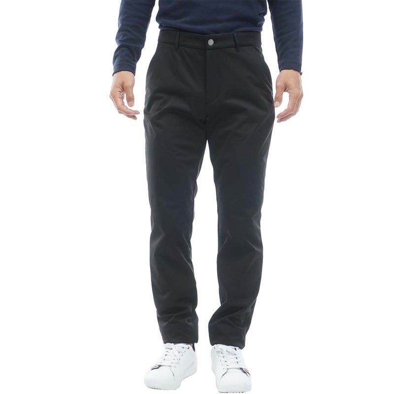  [トミー ヒルフィガー ゴルフ]TOMMY HILFIGER GOLF メンズ ウインドプルーフ テーパードパンツ THMA684 ブラック　詳細