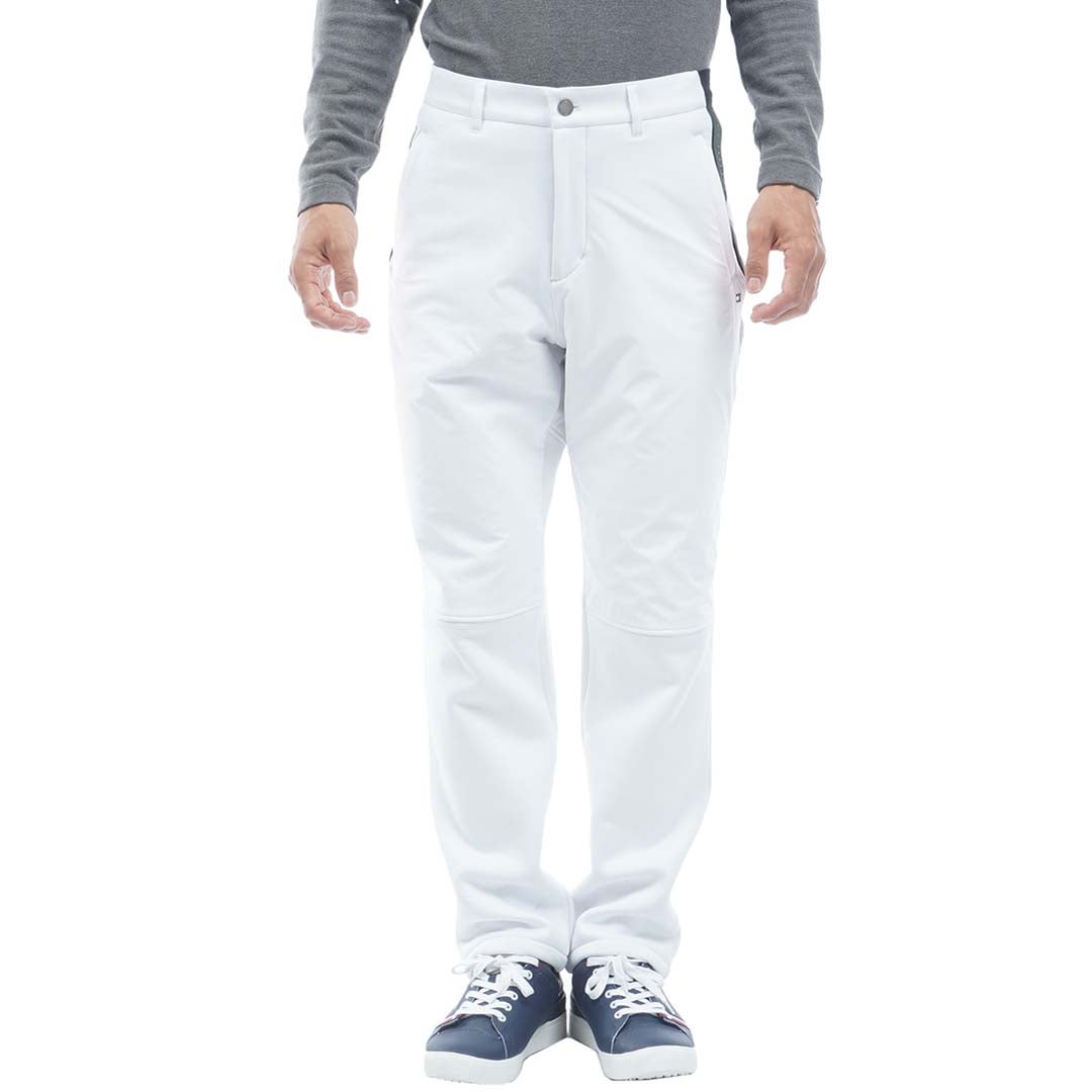  [トミー ヒルフィガー ゴルフ]TOMMY HILFIGER GOLF メンズ ハイブリッド ストレートパンツ THMA685 ホワイト　詳細