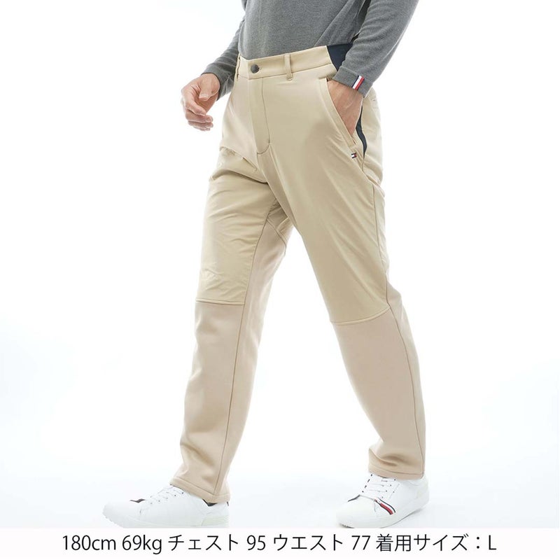  [トミー ヒルフィガー ゴルフ]TOMMY HILFIGER GOLF メンズ ハイブリッド ストレートパンツ THMA685 サンドベージュ　詳細1