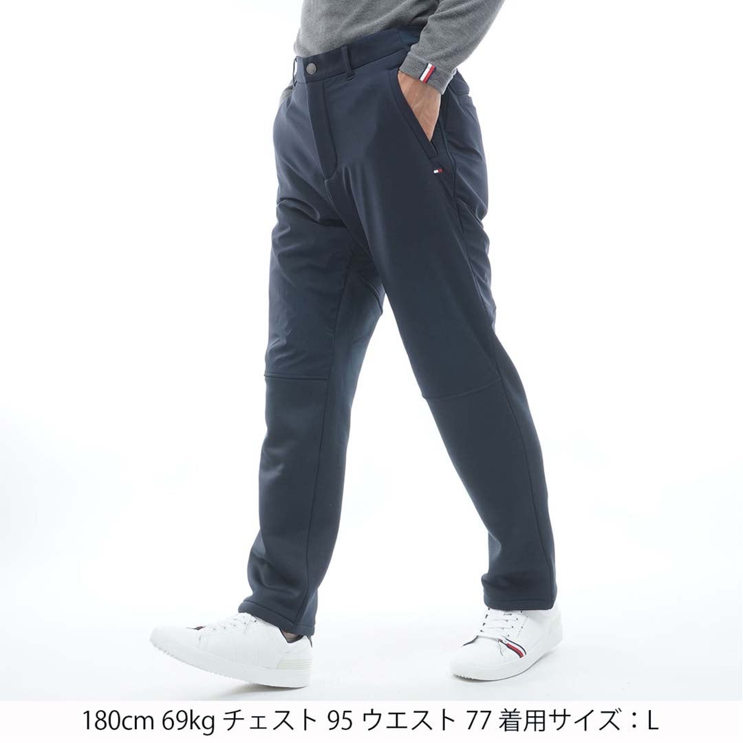  [トミー ヒルフィガー ゴルフ]TOMMY HILFIGER GOLF メンズ ハイブリッド ストレートパンツ THMA685 ネイビー　詳細1
