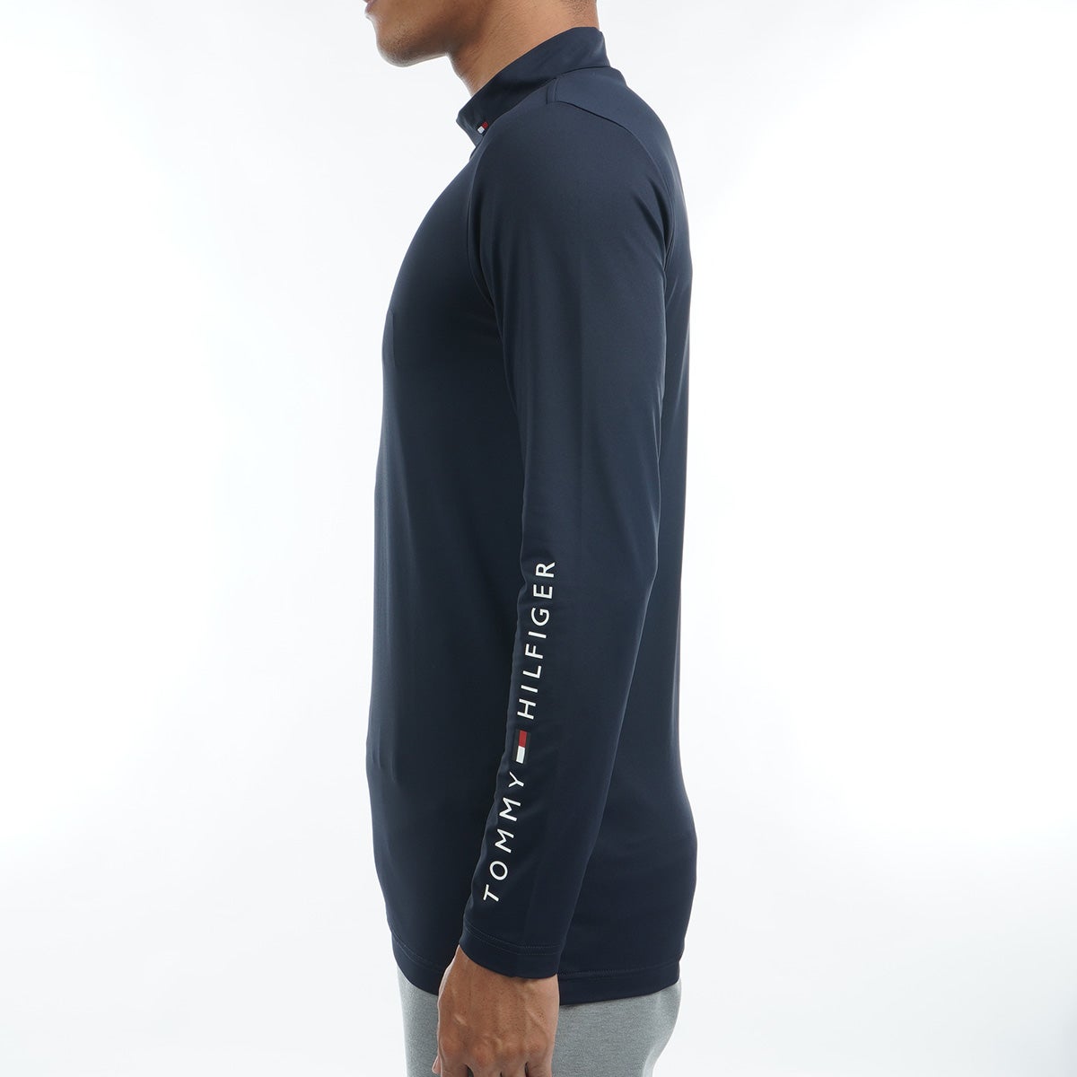 [トミー ヒルフィガー ゴルフ] TOMMY HILFIGER GOLF メンズ インナーシャツ　THMA686　ネイビー　詳細2