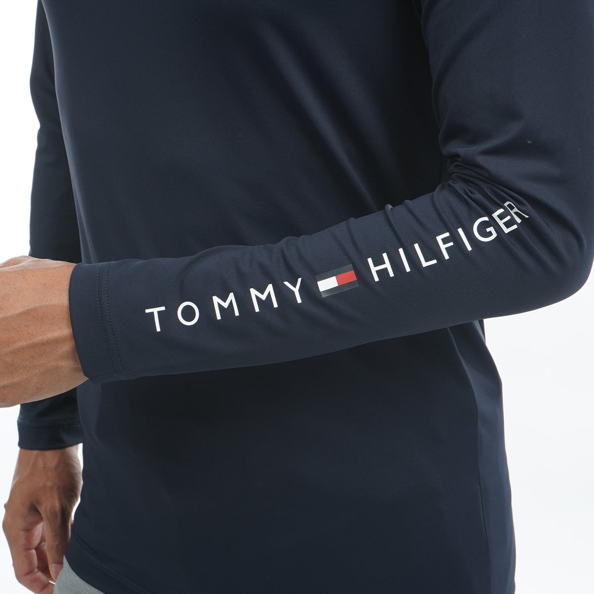 [トミー ヒルフィガー ゴルフ] TOMMY HILFIGER GOLF メンズ インナーシャツ　THMA686　ネイビー　詳細5