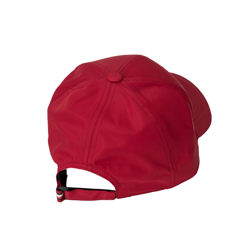 [トミー ヒルフィガー ゴルフ] TOMMY HILFIGER GOLF ユニセックス キャップ スクエアパッチ THMB6F52 レッド　詳細1