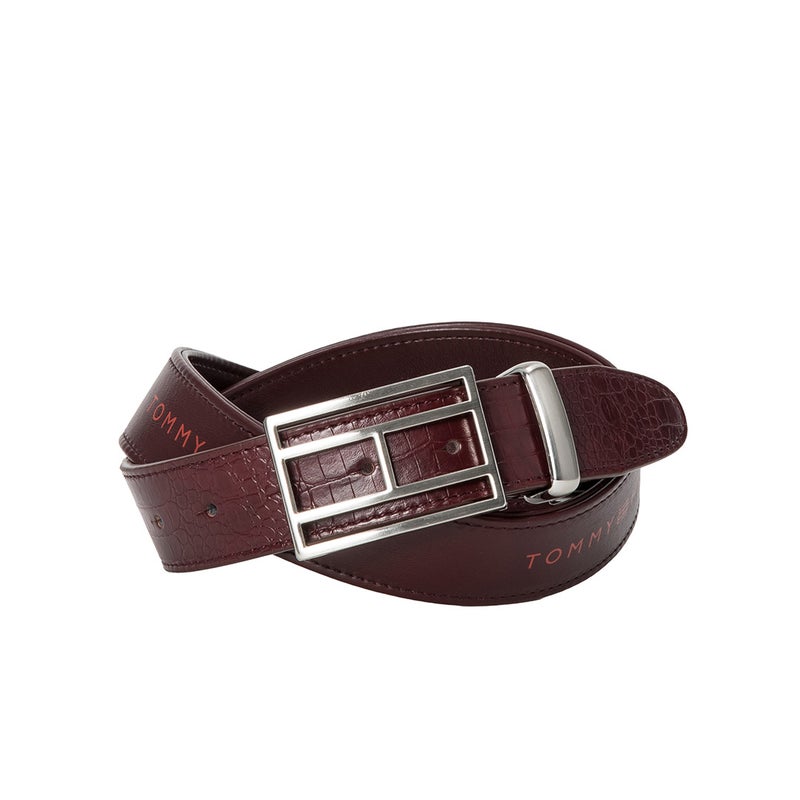 [トミー ヒルフィガー ゴルフ] TOMMY HILFIGER GOLF ユニセックス ベルト ストレッチ THMB6FV1 ボルドー　詳細